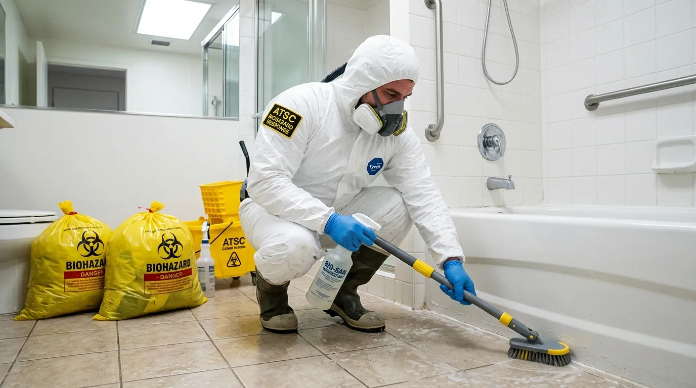 Decontamination equipment deployed for Blood Cleanup in Georgetown